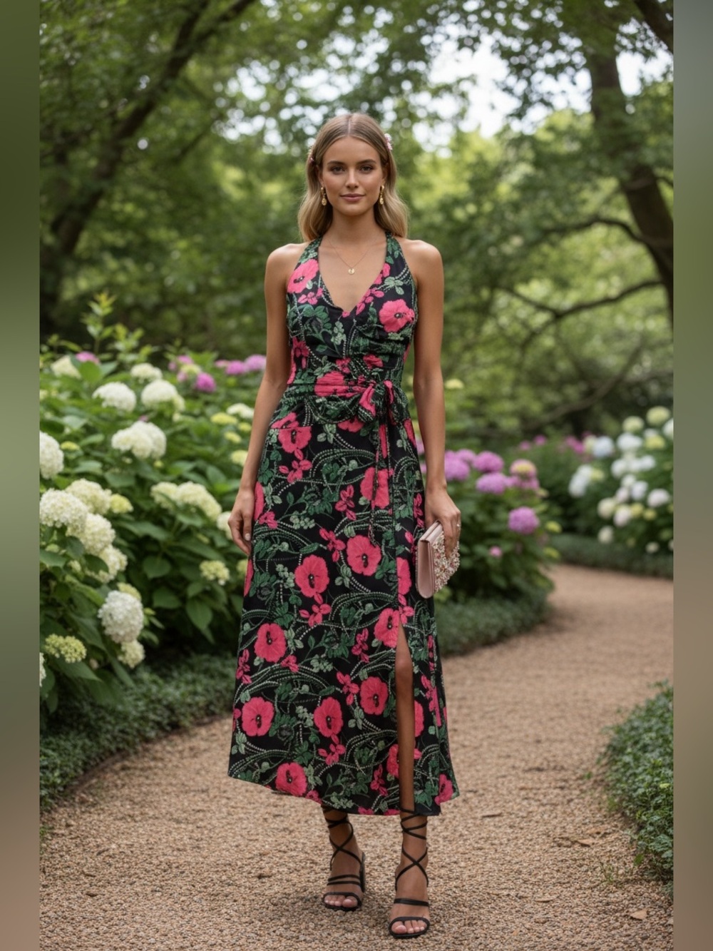 Anthro Maeve|Floral Ruched Midi Dress|$148 Retail|EUC| size 4, 8 & 10
